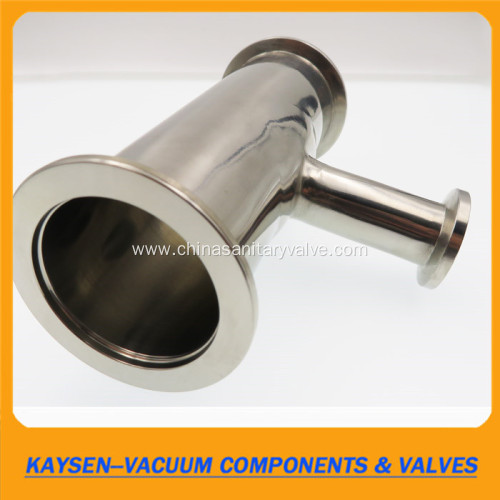 Stainless Steel KF Vacuum Reducing 3way Tee